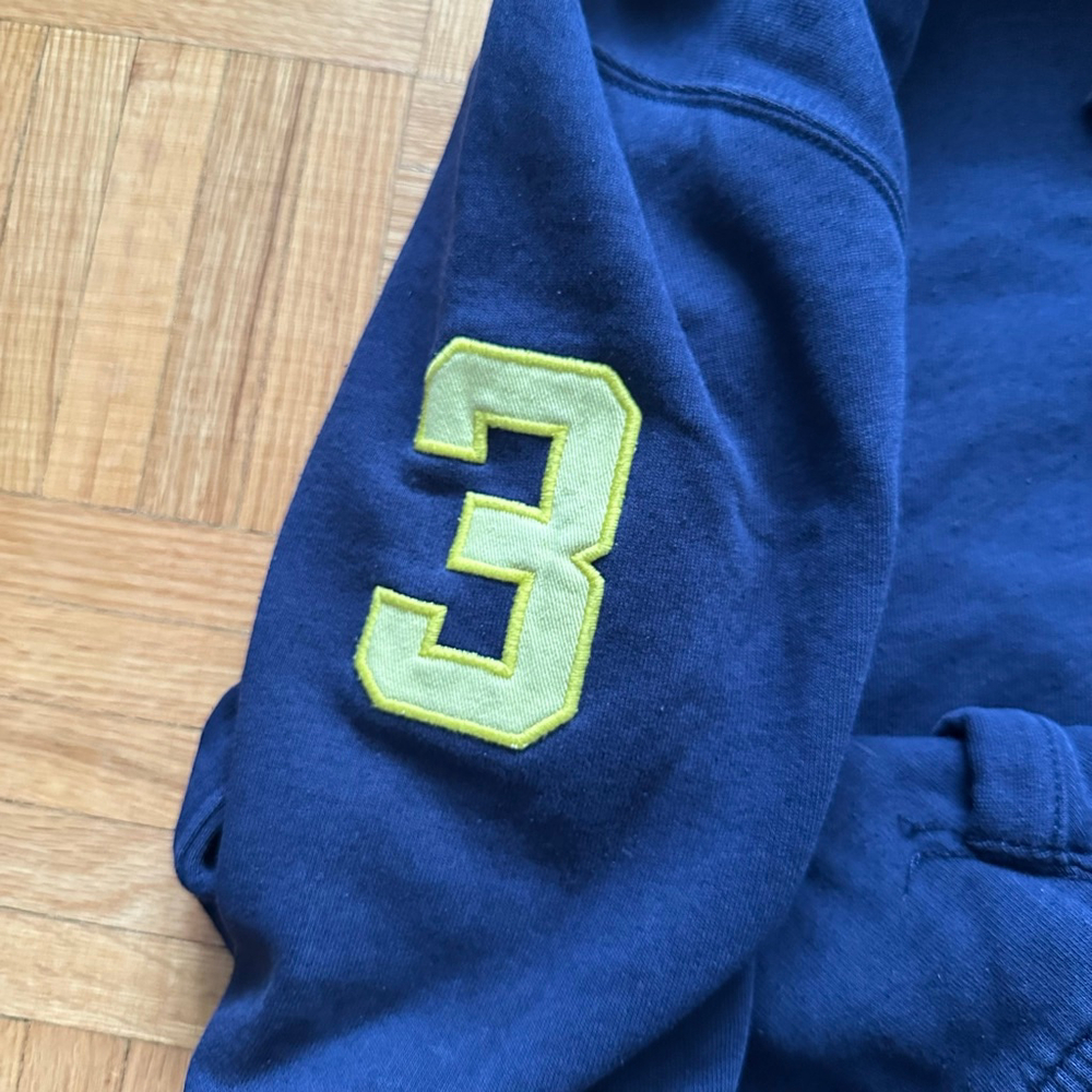 Polo Ralph Lauren Big Pony #3 Hoodie Size Large Blue - Picture 5 of 5